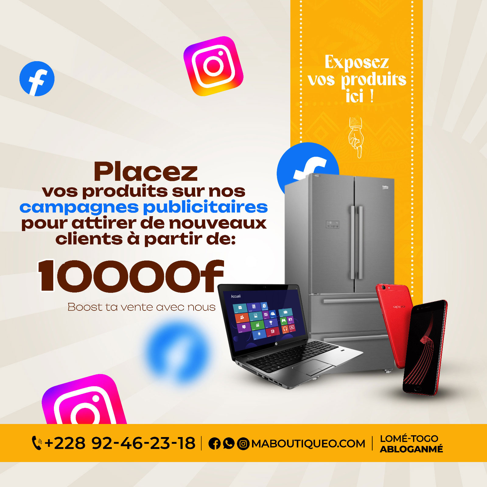 Campagne publicitaire sur Meta Facebook