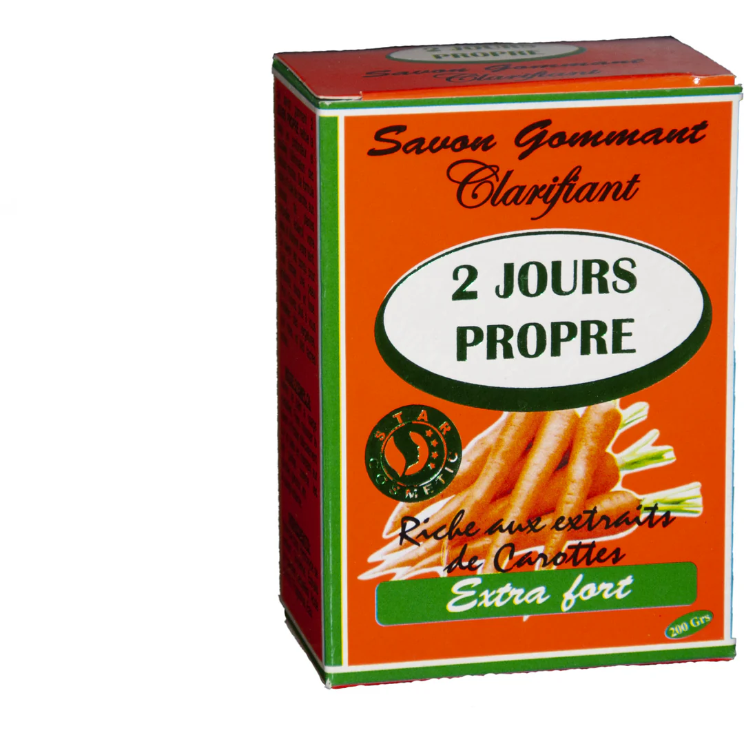 2 jours propre savon carotte
